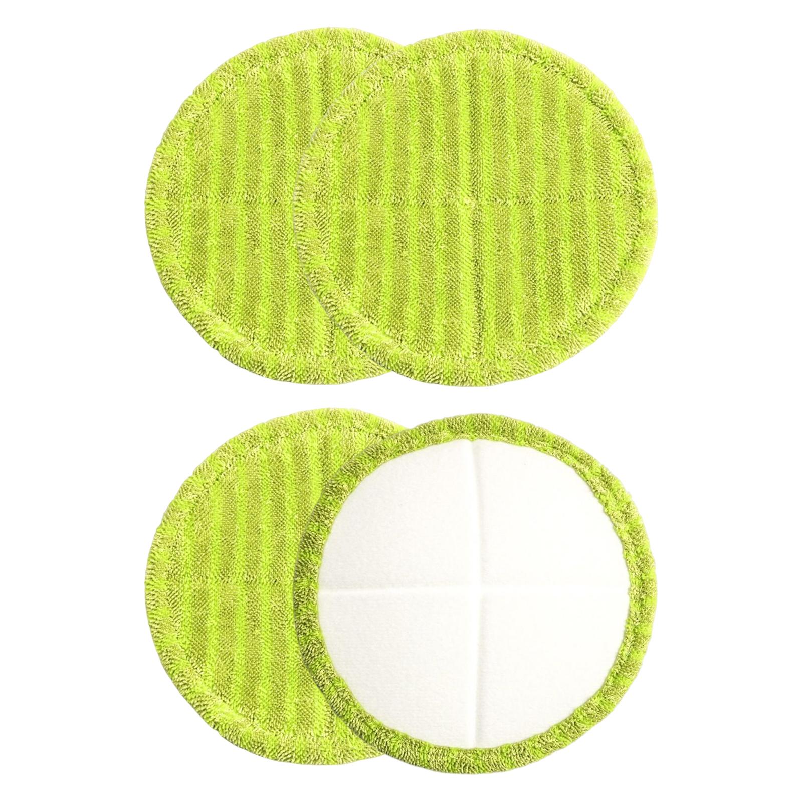 Cloth Pad Reusable - 4Pcs Electric Mop Pads Replacement, Round